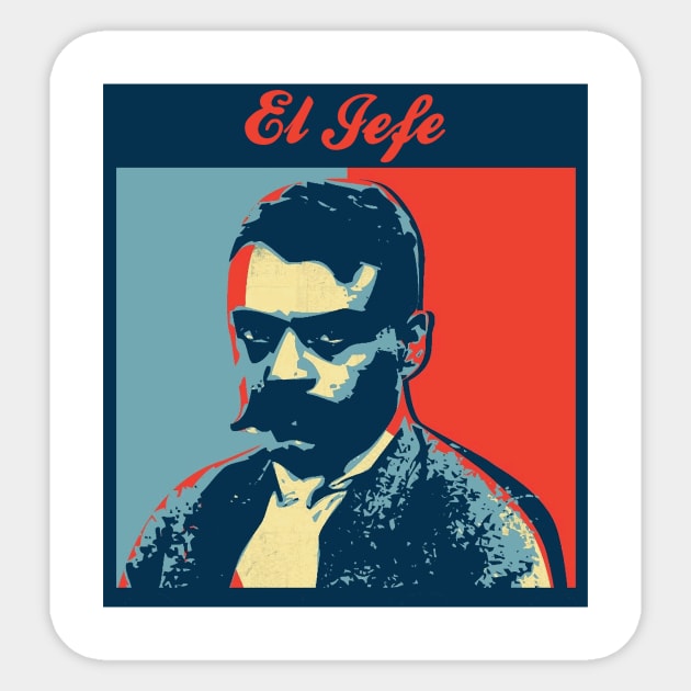 El Jefe - Pancho Villa Sticker by Naves